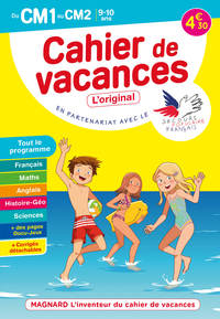Picture of Cahier de vacances 2022, du CM1 vers le CM2 9-10 ans