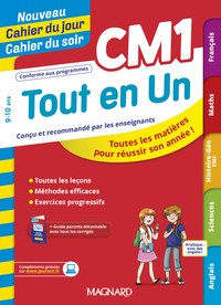 Picture of Tout en Un CM1 - Leçons, méthodes et exercices - Nouveau Cahier du jour Cahier du soir
