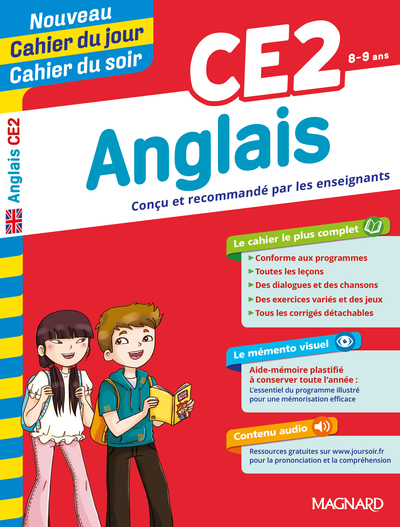 Picture of Anglais CE2 - Nouveau Cahier du jour Cahier du soir