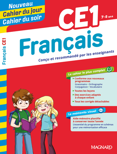 Image de Français CE1 - Cahier du jour Cahier du soir