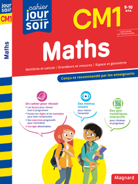 Picture of Maths CM1 - Cahier Jour Soir
