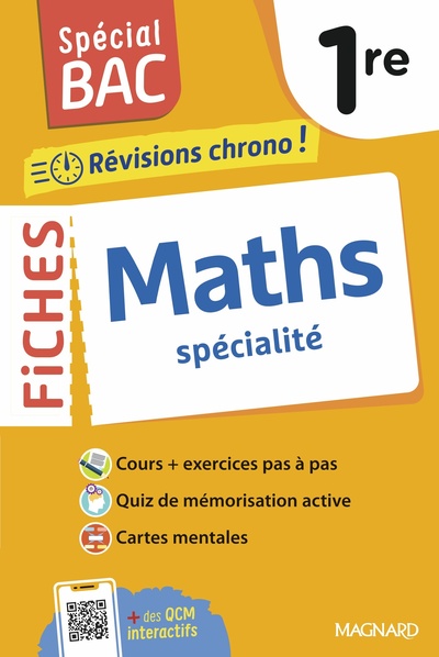 Image de Spécial BAC 2026 - Fiches Maths 1re