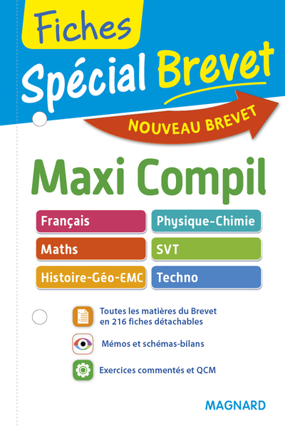 Image de Spécial Brevet Maxi Compil de Fiches 3e