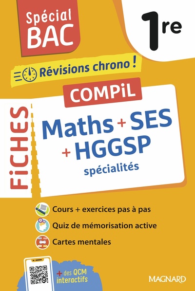 Image de Spécial BAC 2026 - Compil de Fiches Maths - SES - HGGSP 1re