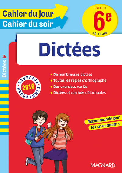 Picture of Cahier du Jour/Cahier du Soir - Dictées 6e