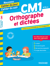 Image de Orthographe et dictées CM1 - Nouveau Cahier du jour Cahier du soir