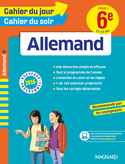Image de Cahier du Jour/Cahier du Soir - Allemand 6e