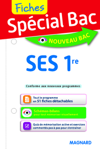 Picture of Spécial Bac Fiches SES 1re