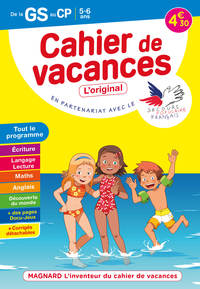 Image de Cahier de vacances 2022, de la GS vers le CP 5-6 ans