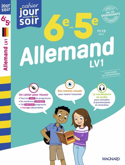 Image de Allemand 6e-5e LV1 - Cahier Jour Soir