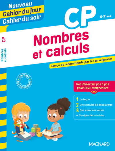 Image de Nombres et calculs CP - Nouveau Cahier du jour Cahier du soir