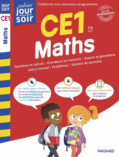 Picture of Maths CE1 - Cahier Jour Soir