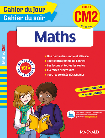 Image de Maths CM2 - Cahier du jour Cahier du soir