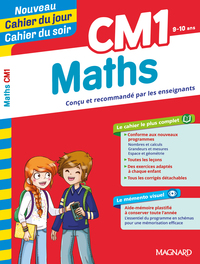 Image de Maths CM1 - Cahier du jour Cahier du soir