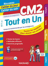 Picture of Tout en Un CM2 - Leçons, méthodes et exercices - Nouveau Cahier du jour Cahier du soir