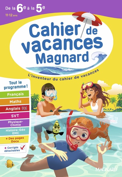 Picture of Cahier de vacances 2026, de la 6e vers la 5e