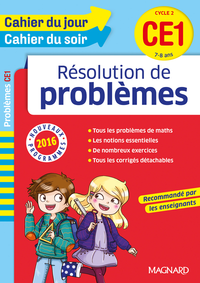Image de Résolution de problèmes CE1 - Cahier du jour Cahier du soir