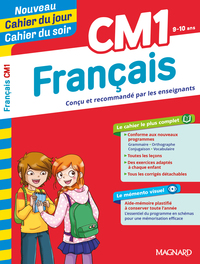 Image de Français CM1 - Cahier du jour Cahier du soir