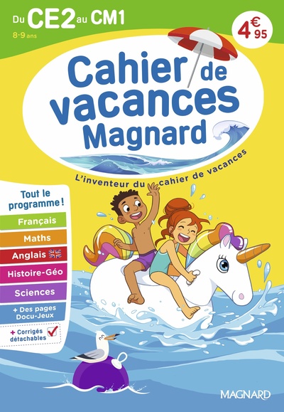 Picture of Cahier de vacances 2026, du CE2 vers le CM1 8-9 ans