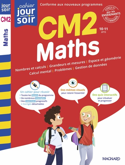 Picture of Maths CM2 - Cahier Jour Soir