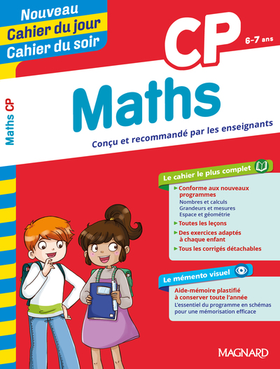 Picture of Maths CP - Cahier du jour Cahier du soir