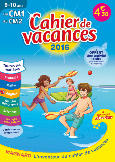 Picture of Cahier de vacances - Du CM1 au CM2