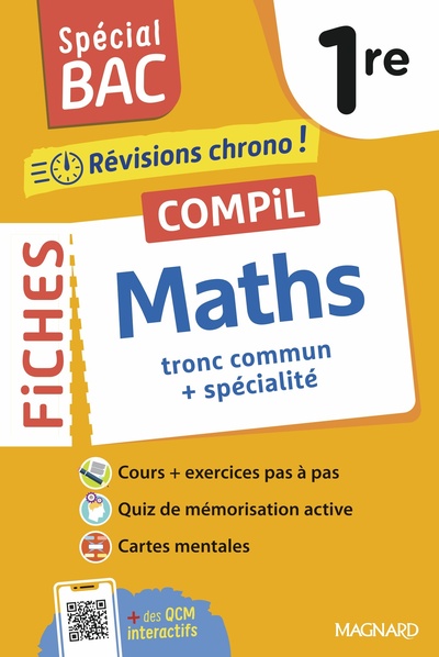 Image de Spécial BAC 2026 - Compil de Fiches Maths tronc commun + spécialité 1re