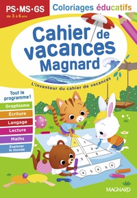 Picture of Cahier de vacances 2026, Coloriages éducatifs PS, MS, GS