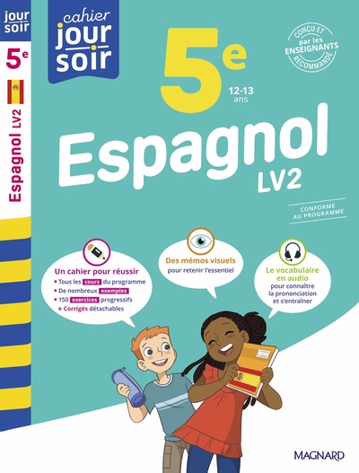 Image de Espagnol 5e LV2 - Cahier Jour Soir