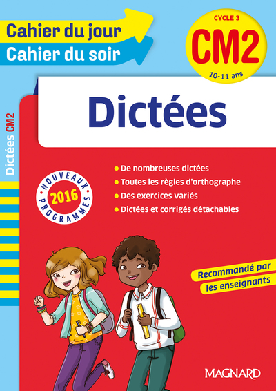 Image de Dictées CM2 - Cahier du jour Cahier du soir