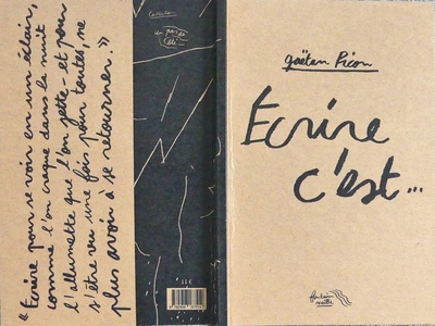 Picture of Écrire c'est...