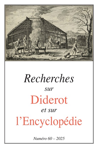 Picture of Revue Recherches sur Diderot et sur l'Encyclopédie 60-2025