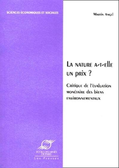 Image de La nature a-t-elle un prix ?