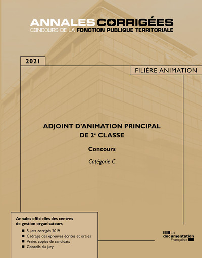 Picture of Adjoint d'animation principal de 2e classe 2021