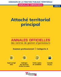 Image de Attaché territorial principal 2023