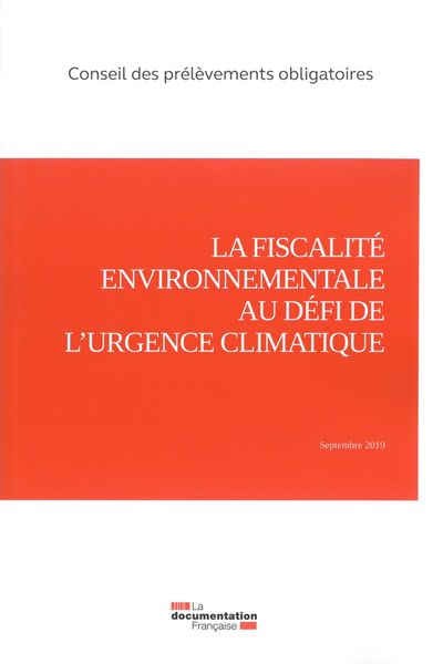 Picture of La fiscalité environnementale au défi de l'urgence climatique