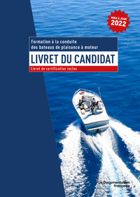 Picture of Livret du candidat - formation à la conduite des bateaux de plaisance à moteur