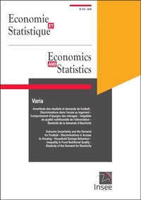 Picture of Economie et Statistique/ Economics and Statistics n° 513