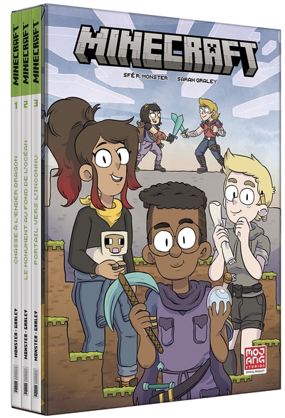 Image de Minecraft La BD Officielle : Chasse à l'Ender Dragon - Coffret intégrale