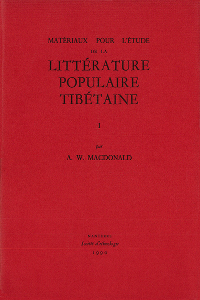Image de Matériaux pour l'étude de la littérature populaire tibétaine