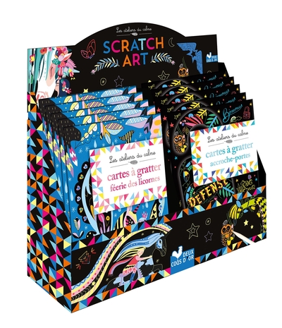 Picture of Display Cartes à gratter 12 ex Accroche-porte + licornes
