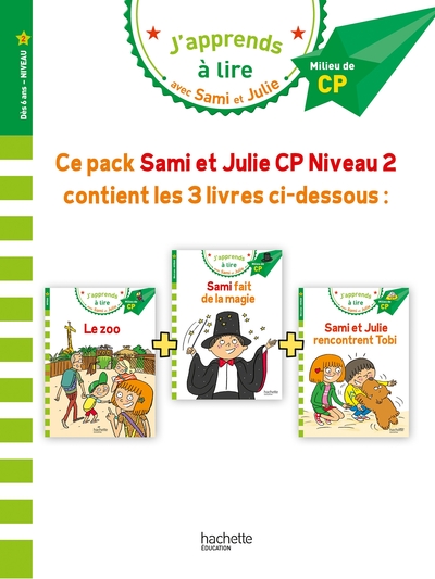 Image de Sami et Julie CP Niveau 2 - Lot de 3 histoires