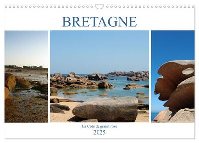 Image de BRETAGNE La Côte de granit rose (Calendrier mural 2025 DIN A3 vertical), CALVENDO calendrier mensuel