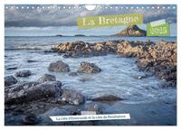 Image de La Bretagne. La côte d'Emeraude et la côte de Penthièvre (Calendrier mural 2025 DIN A4 vertical), CALVENDO calendrier mensuel