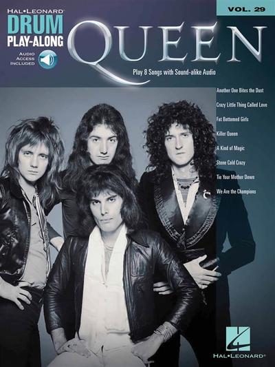 Picture of QUEEN -  DRUM PLAY-ALONG VOLUME 29 - RECUEIL + ENREGISTREMENT(S) EN LIGNE
