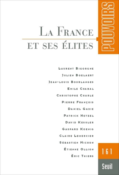 Picture of Pouvoirs, n° 161. La France et ses élites