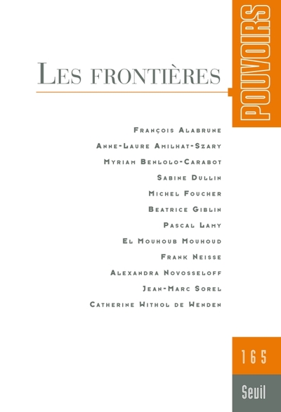 Picture of Pouvoirs, n° 165. Les Frontières