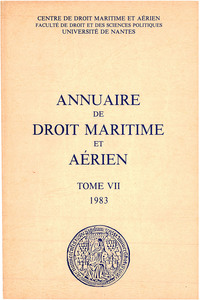 Picture of Annuaire de droit maritime et aérien
