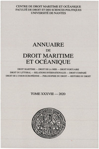 Image de Annuaire de droit maritime et océanique