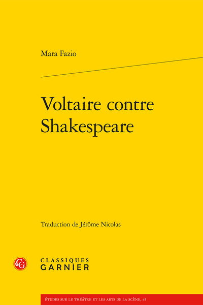 Image de Voltaire contre Shakespeare